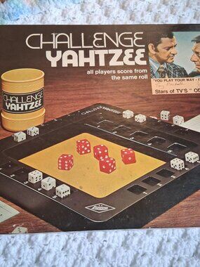 VINTAGE CHALLENGE YAHTZEE-1974